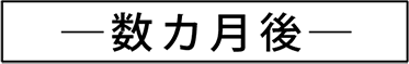 数カ月後